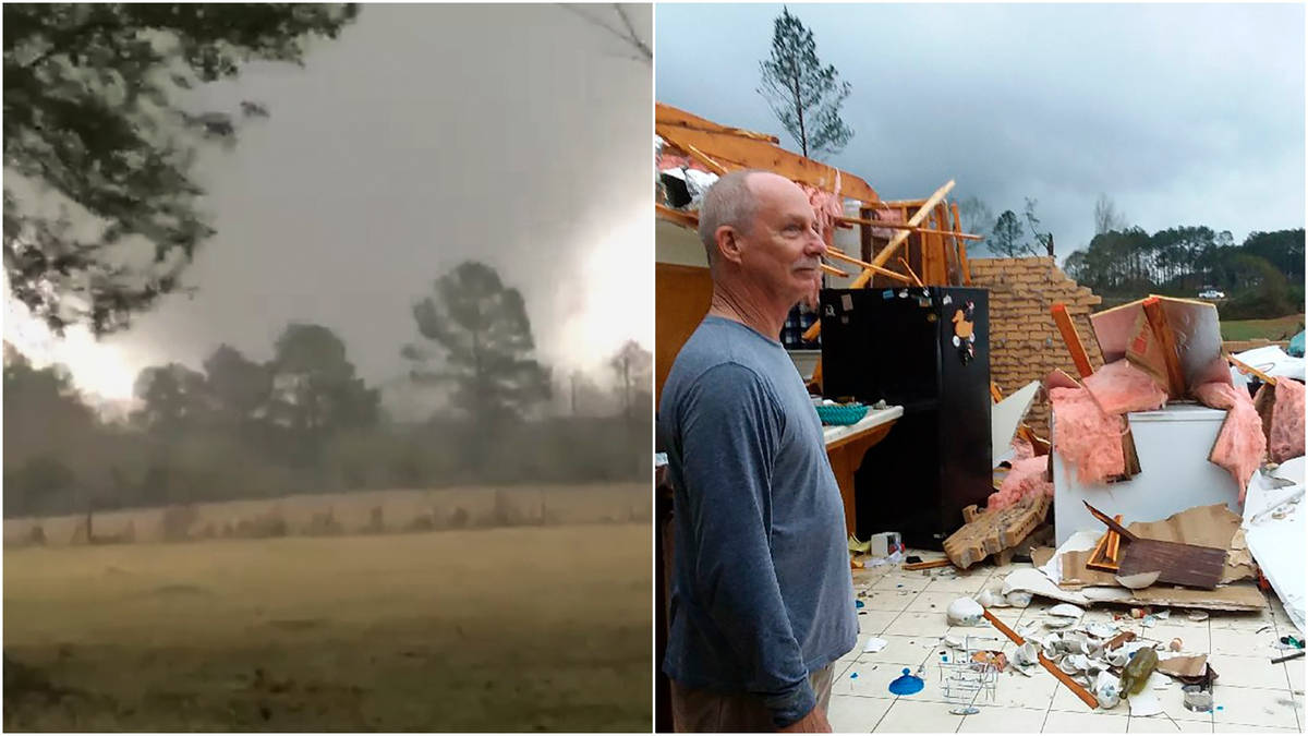 3 killed as dozens of tornadoes wreak havoc across US Deep South | LBC