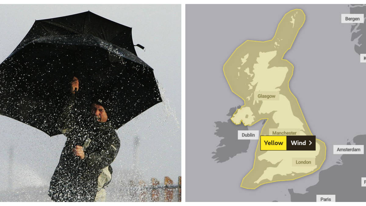 UK weather: Storm Ciara set to batter the country with 80mph winds this ...