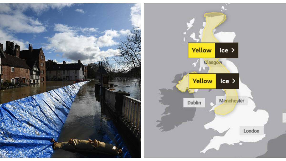 Flood warnings remain in place as Met Office announces wettest February ...