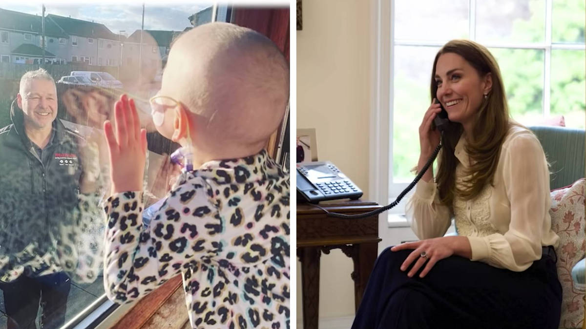 Kate promises cancer patient, 4, she will wear pink in adorable phone ...