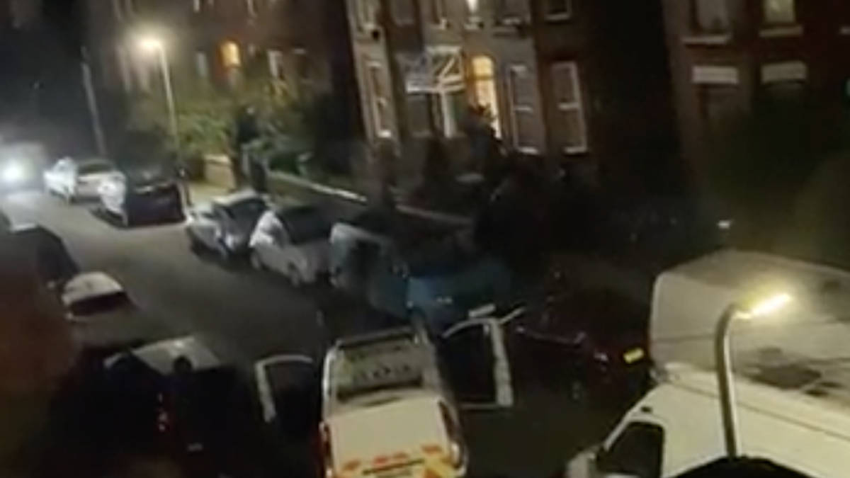 Watch: The dramatic moment armed police raid home of Liverpool bomber | LBC