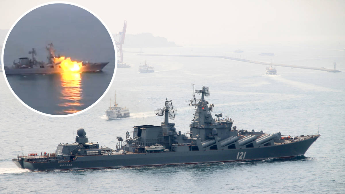 Russian warship sinks after 'missile attack' but Kremlin claims it sank ...