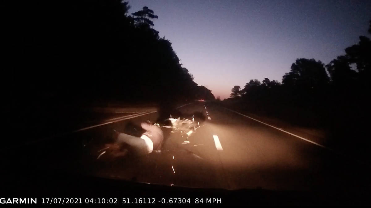 Horror dash cam footage shows moment drink driver crashes into ...