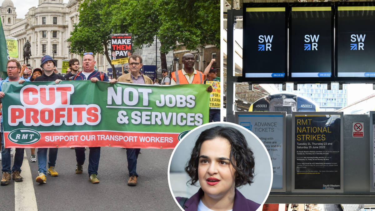 Labour MP donates £2,000 to RMT strike fund as third day of travel ...