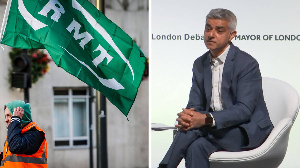Khan won't join RMT picket line as he calls on Government to end ...
