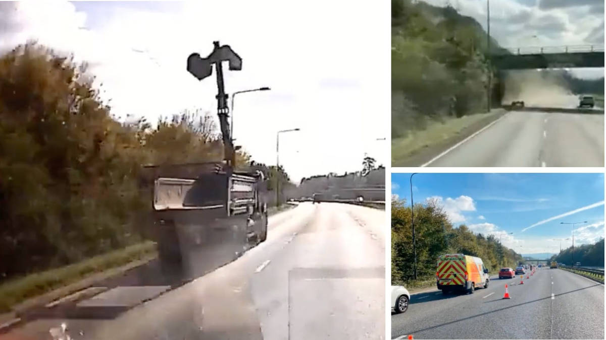 Lorry driver convicted of dangerous driving after “shocking” A23 bridge ...