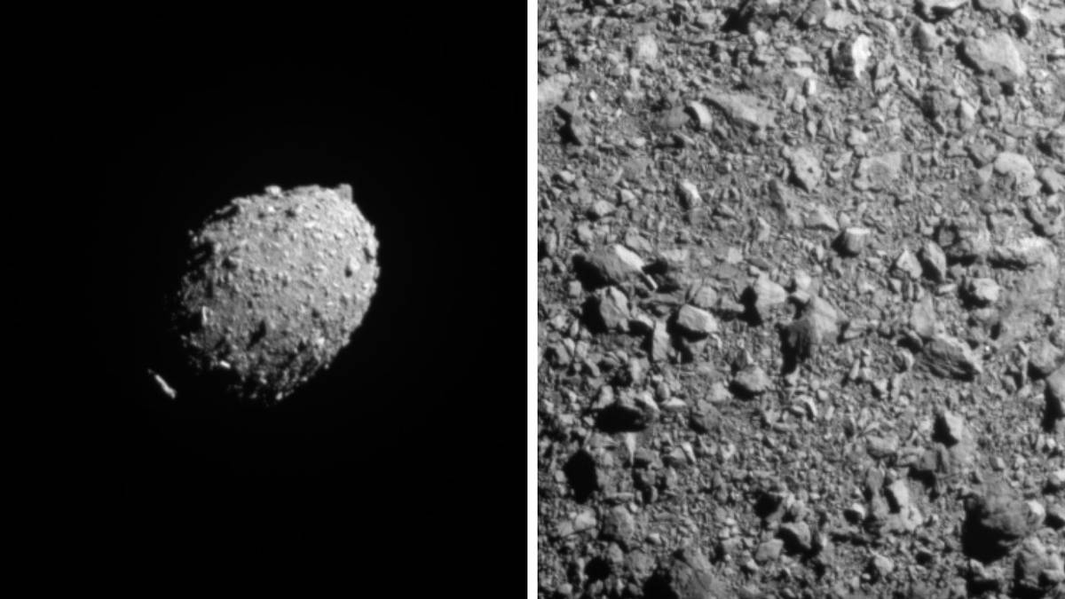 'Impact success': Watch moment Nasa's Dart spacecraft crashes into ...