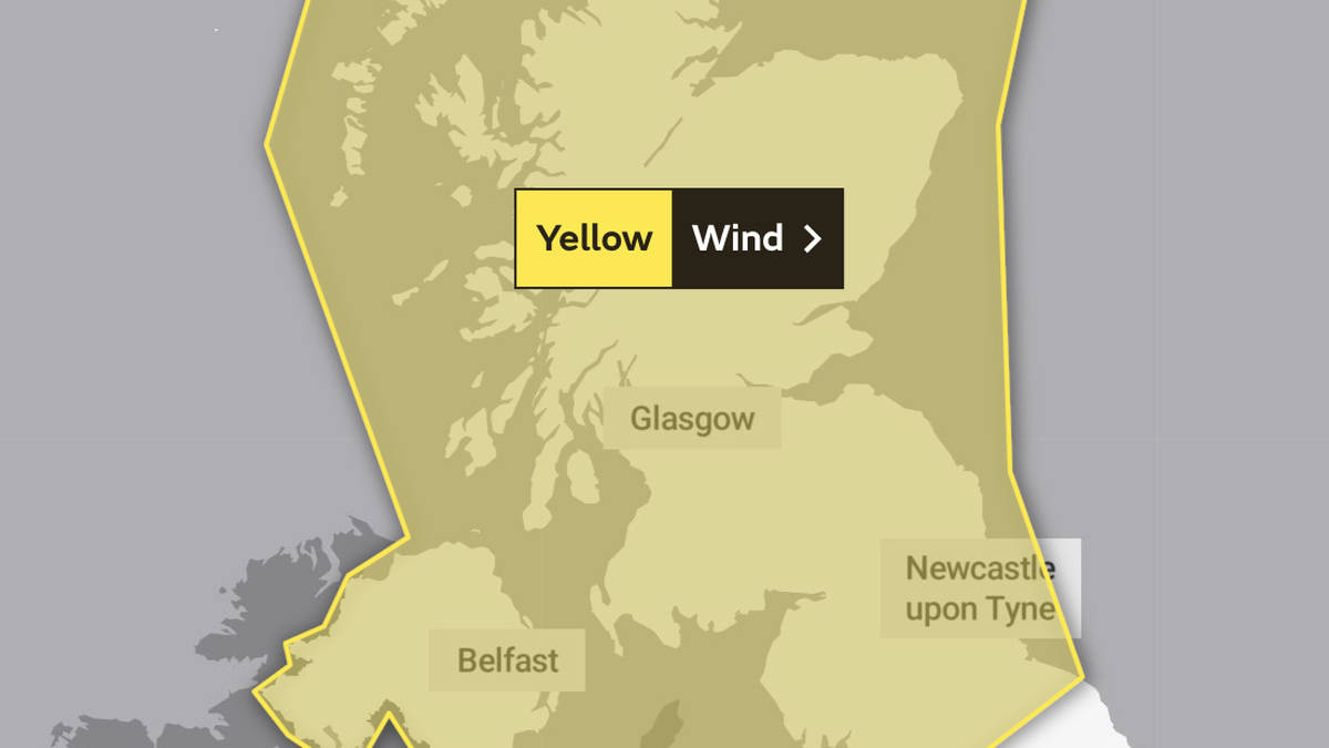 'Danger to life' warning issued by Met Office as 80mph winds set to ...