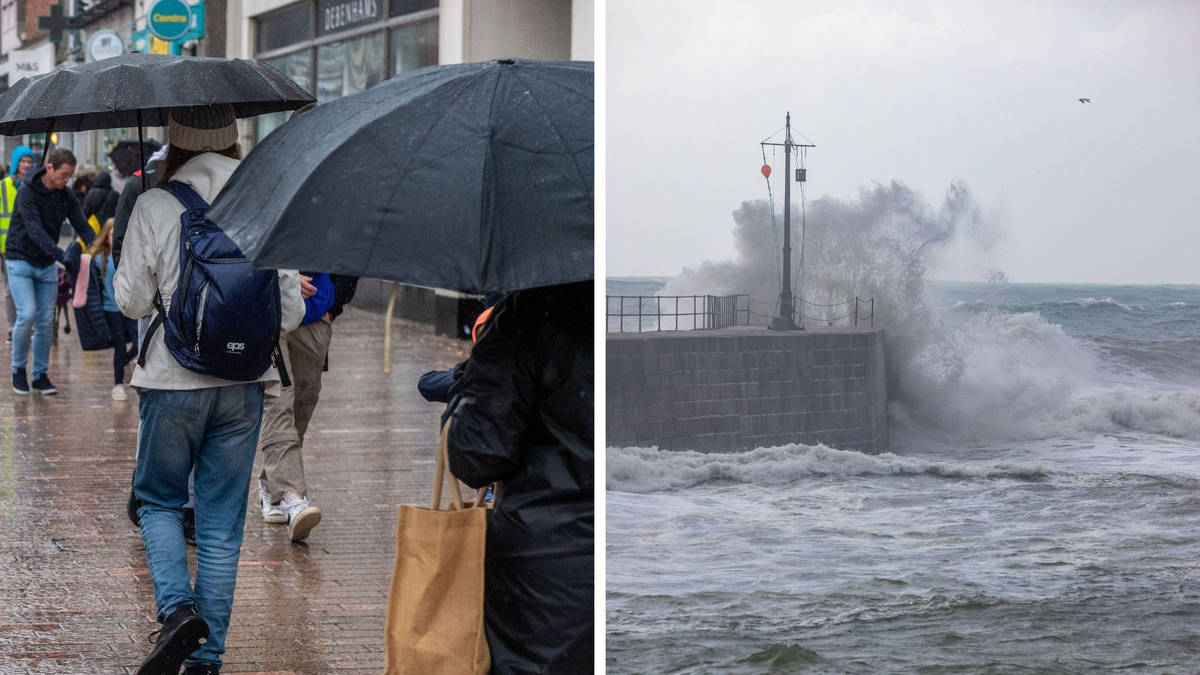 Met Office issues yellow weather warning as Storm Claudio hits UK | LBC