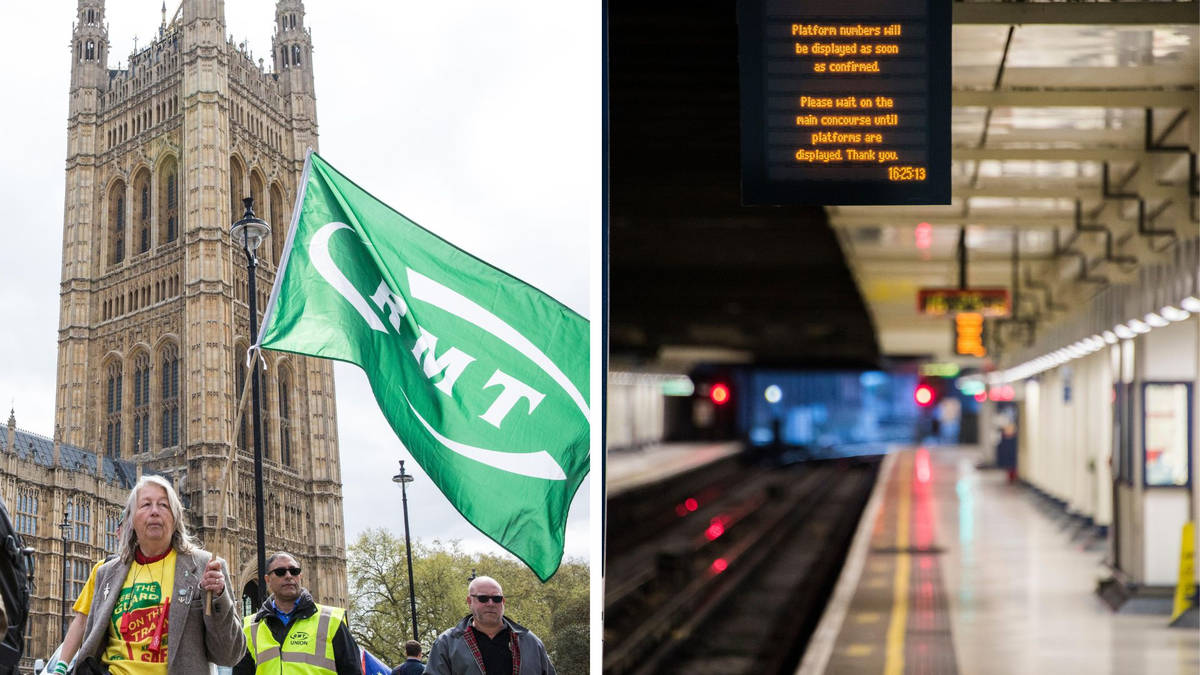 RMT says train strike resolution ‘further away’ as union accuses ...