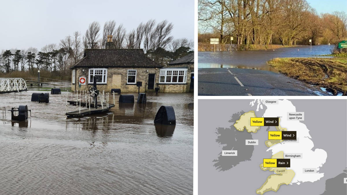 Pubs flood and sewage runs in the streets as York is hit with ...