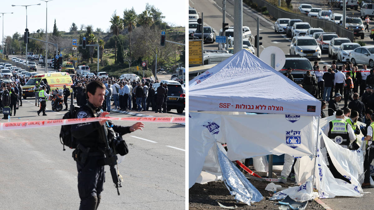 Man and boy, 6, dead after car rams into crowded bus stop in Jerusalem ...