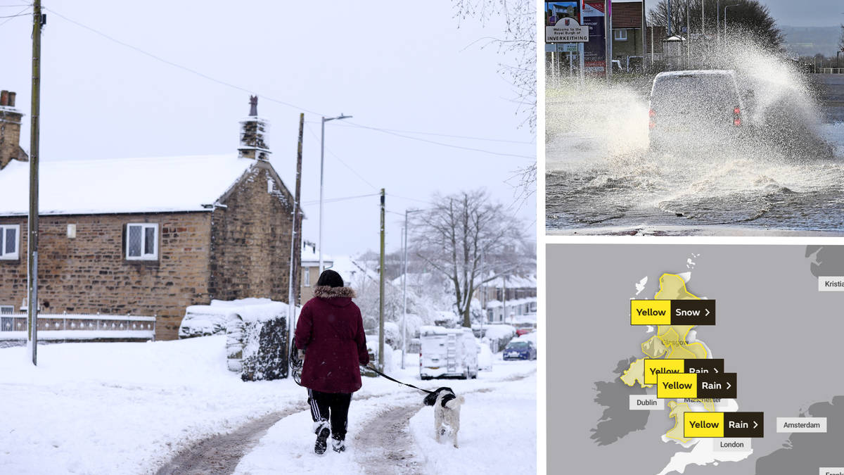 Two more days of winter? Met Office issues fresh weather warnings for ...