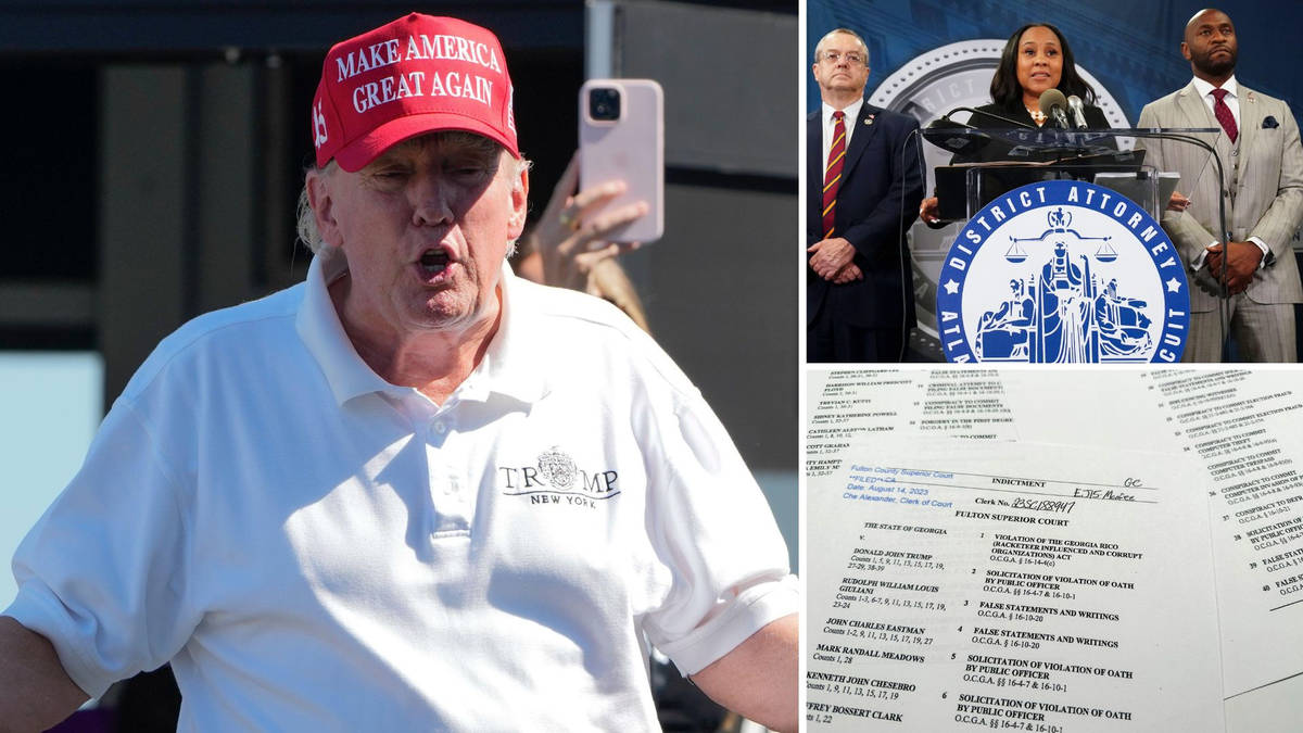 Donald Trump criminally charged in Georgia over alleged attempt to ...