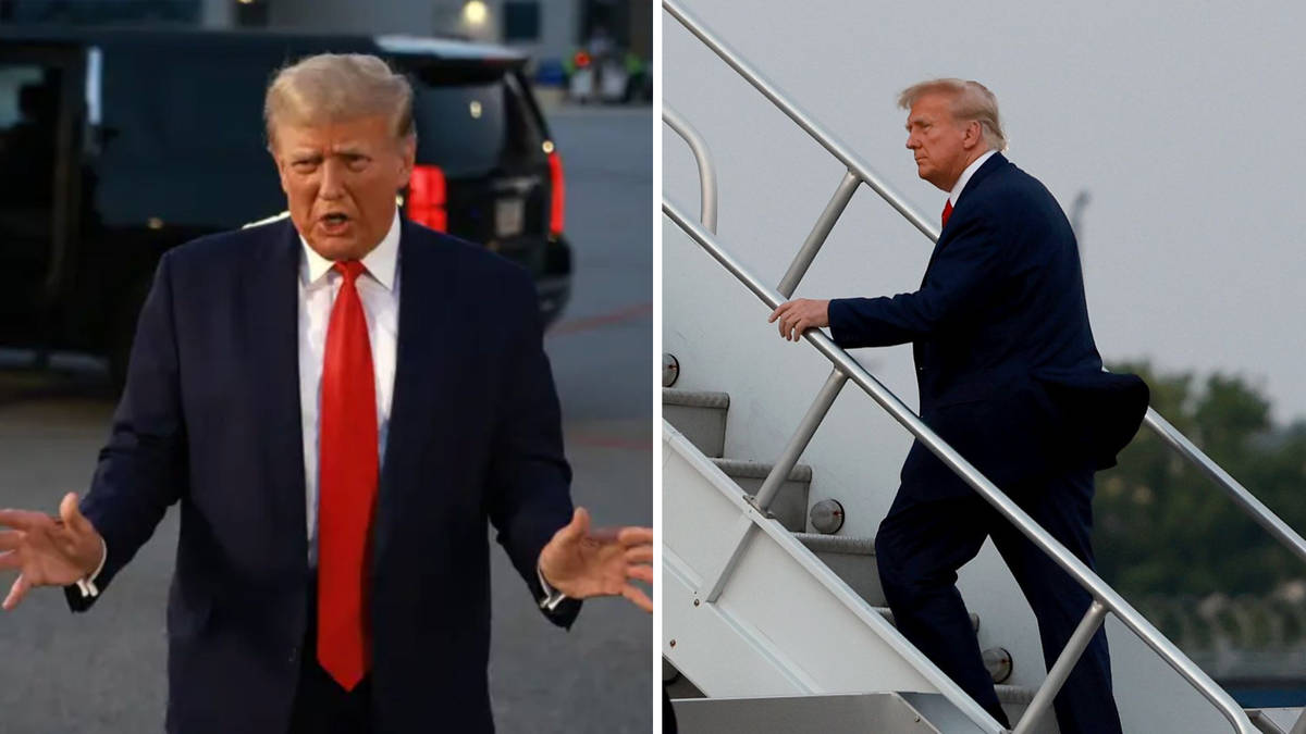 Donald Trump pleads not guilty in Georgia election interference case ...