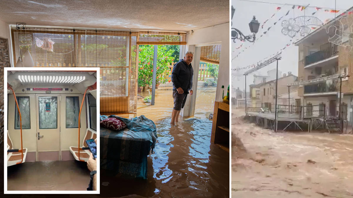 Red alert issued in Spain as heavy rain sweeps the country - and residents warned to stay indoors