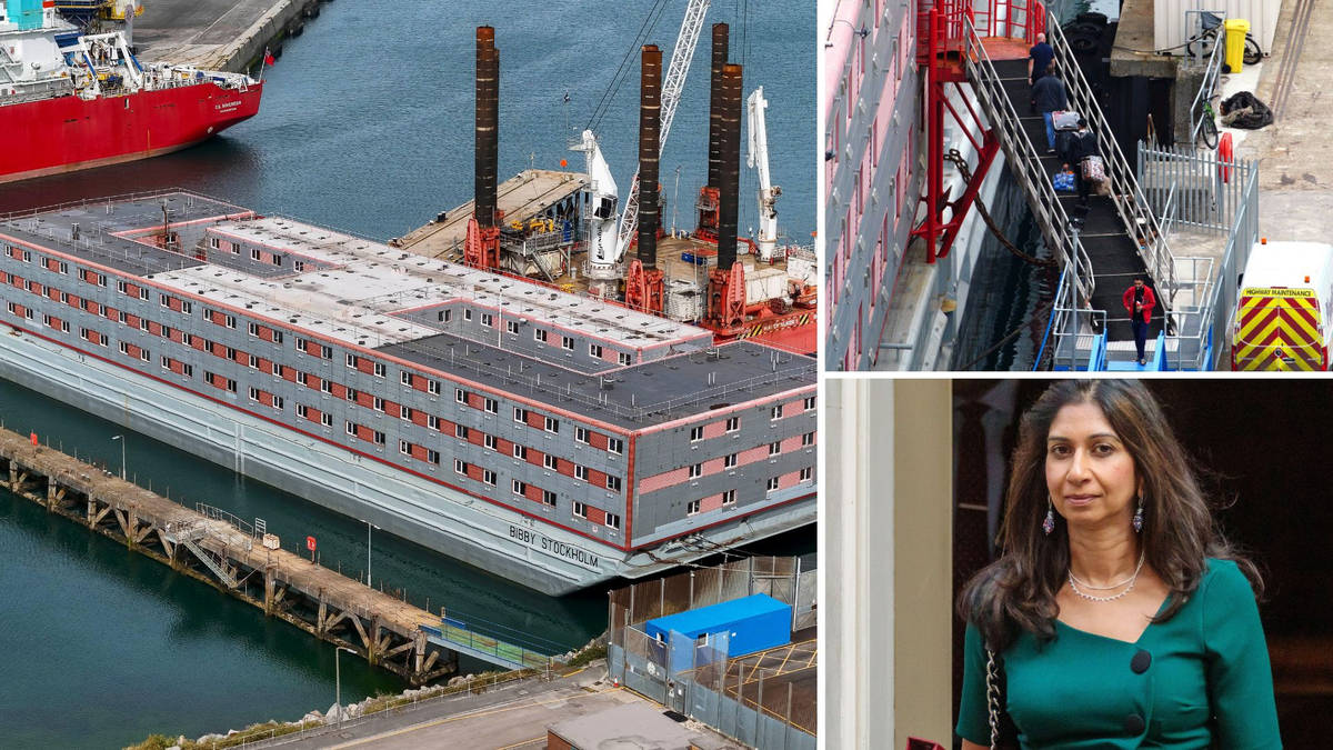 Empty Bibby Stockholm barge cost taxpayers more than £560,000 - enough to clear 1,000 asylum claims in backlog