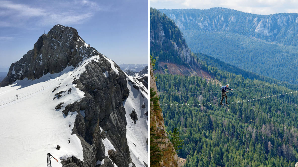 Brit, 42, falls to his death while climbing metal ladder 300ft up ...
