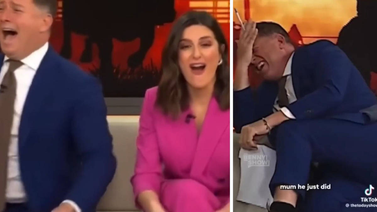 Australian TV presenters left stunned after schoolboy’s joke that ...