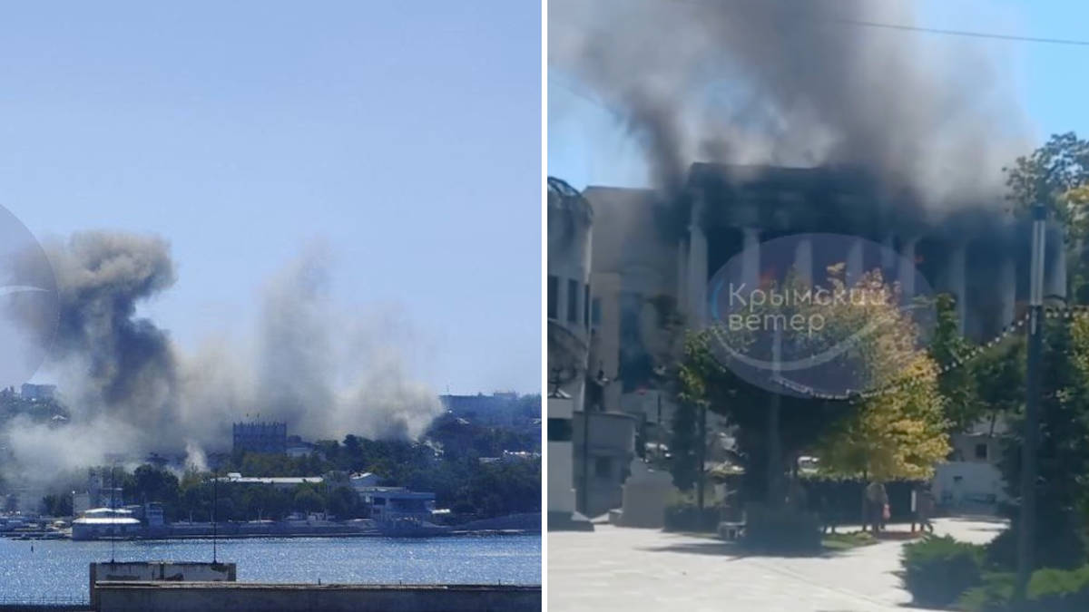 'British' missile smashes into Russian Black Sea navy HQ in Crimea ...