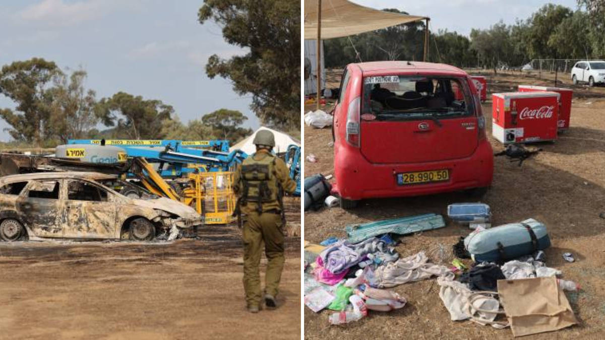 Chilling photos show aftermath of Supernova music festival in Israel in ...