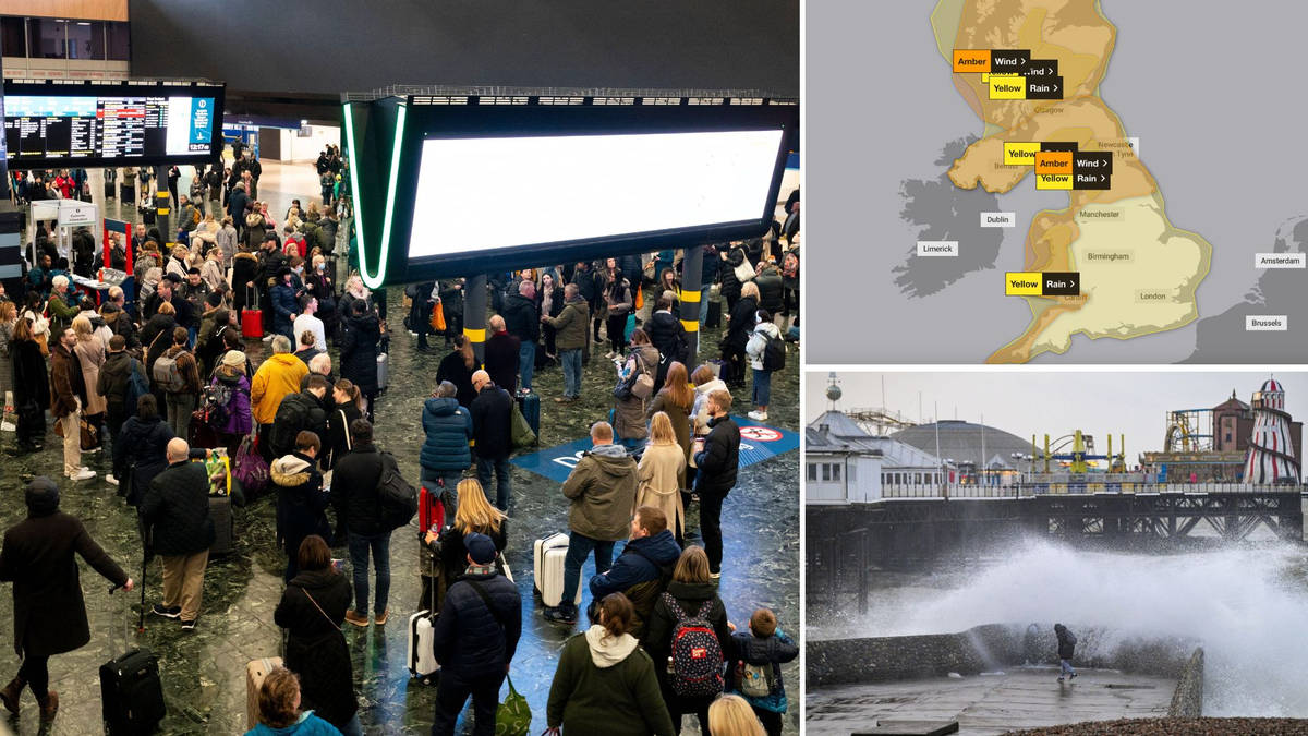 Storm Isha: Met Office extends rare amber warning for wind across most ...