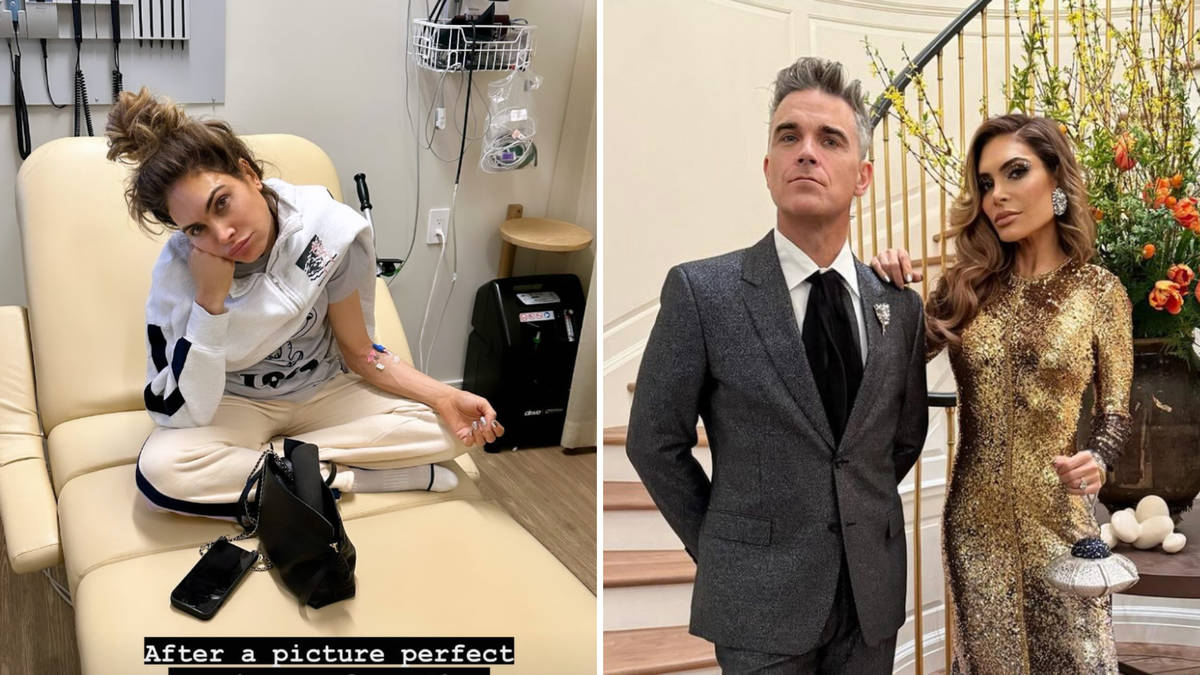 Robbie Williams’ wife Ayda Field gives update after falling ill ...