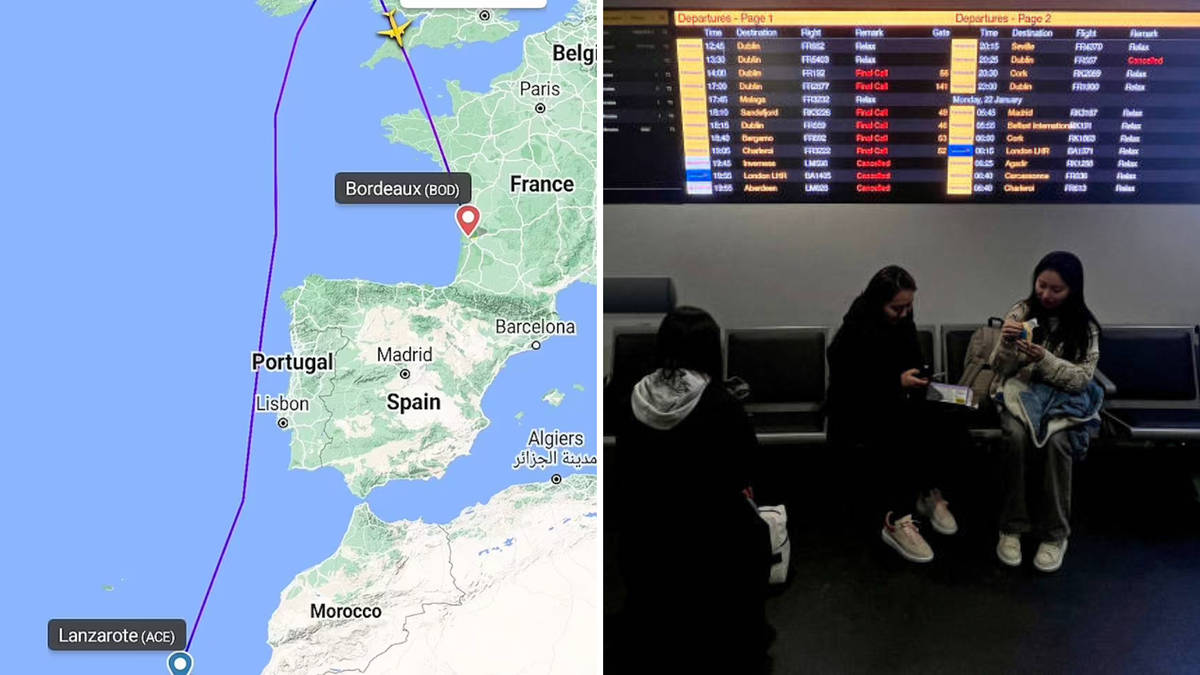 Flights to UK and Ireland diverted to Europe amid Storm Isha chaos, as ...