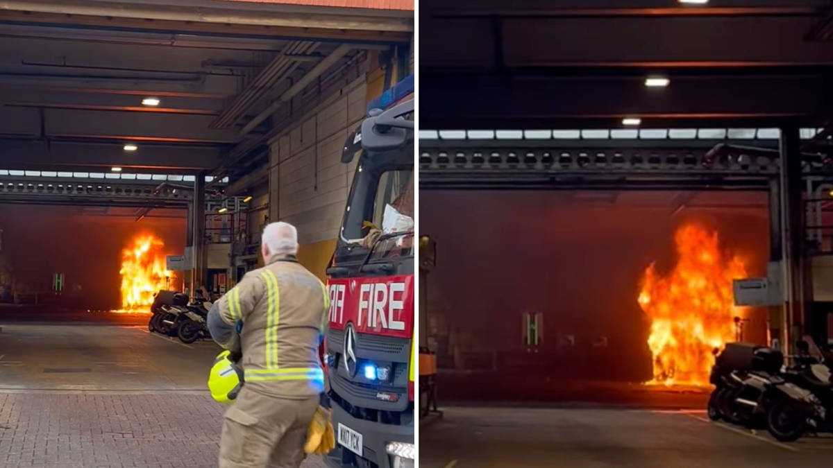 Third electric London bus bursts into flames prompting urgent operator ...