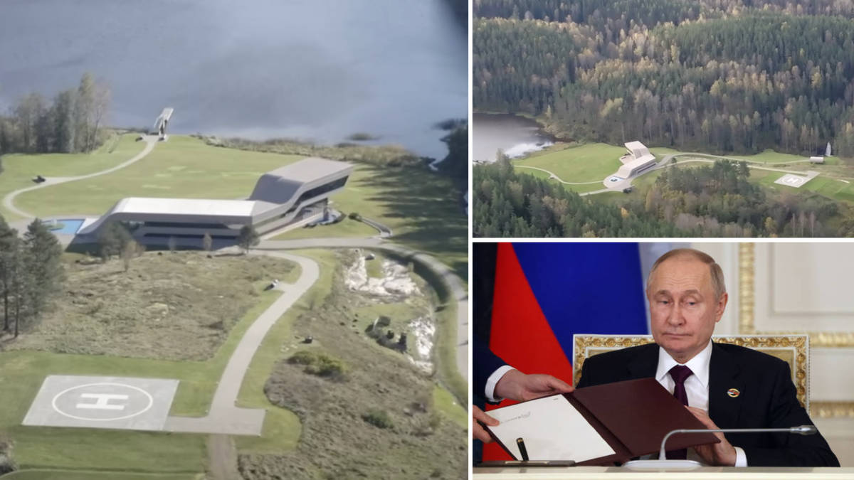 Inside Putin's secret mansion hidden deep in Russian forests, complete ...