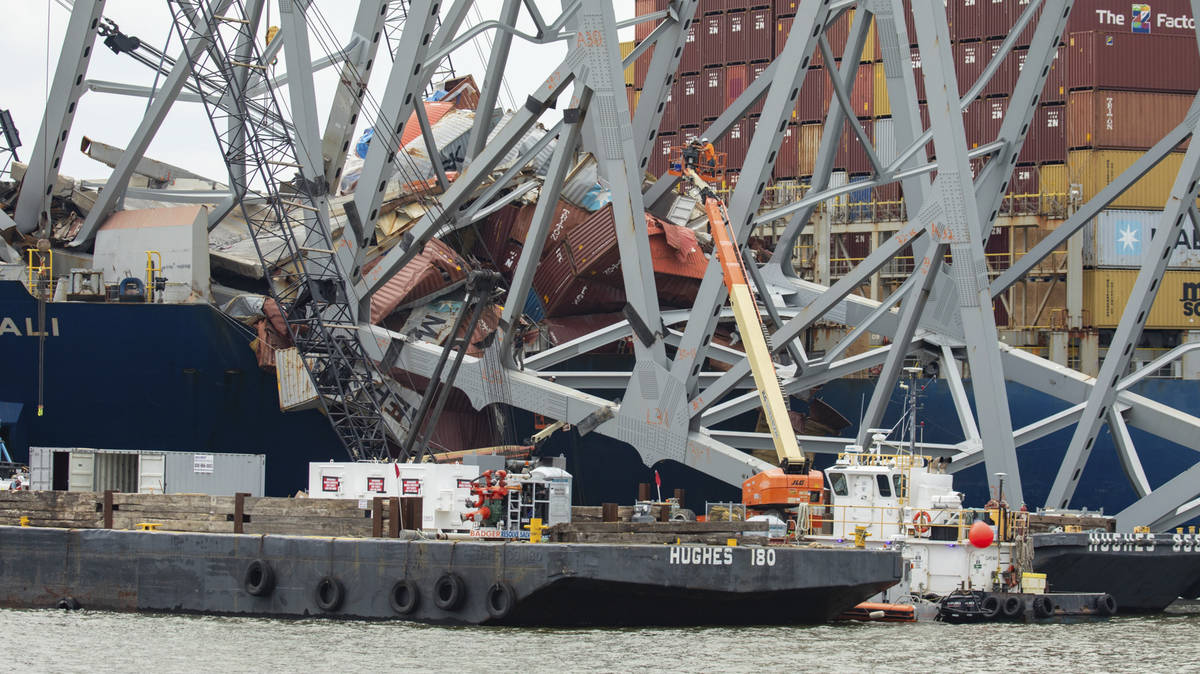 Crews prepare for controlled demolition at bridge collapse site | LBC