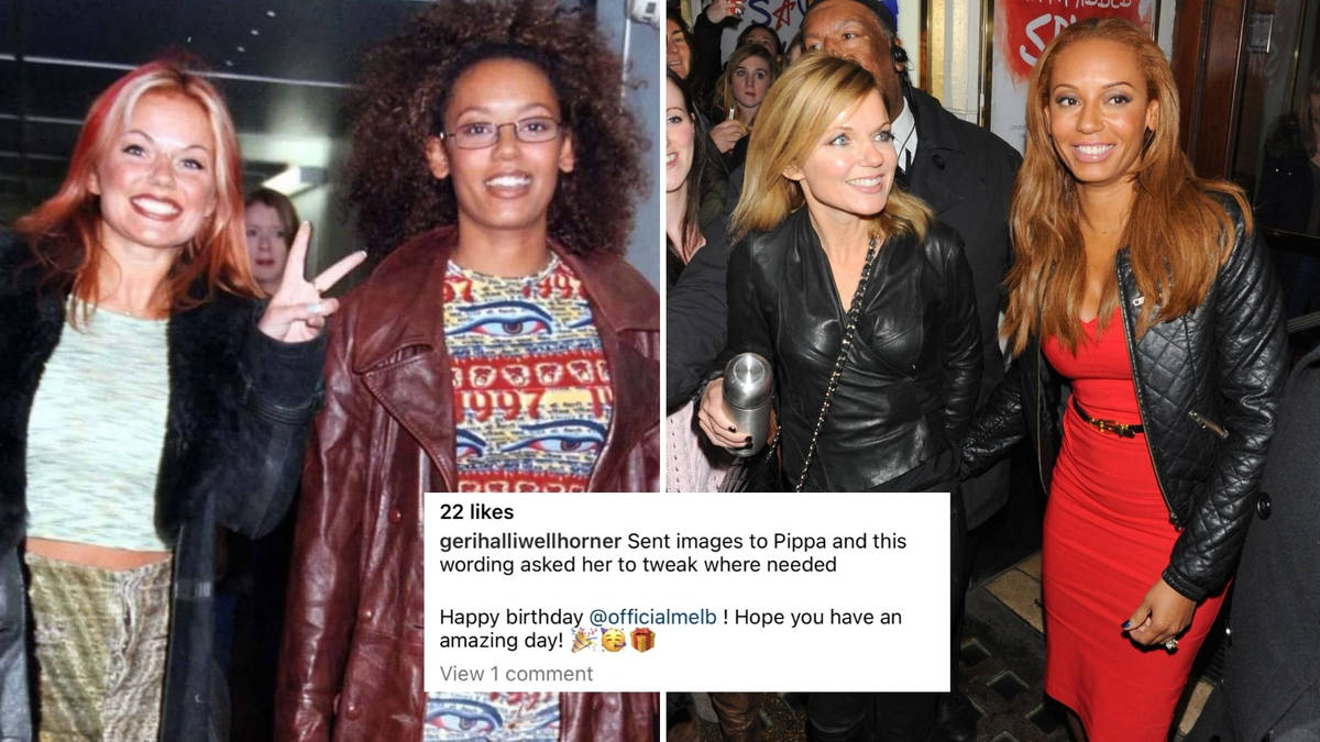 ‘Sent images to Pippa’: Geri Halliwell's birthday tribute to Mel B goes ...