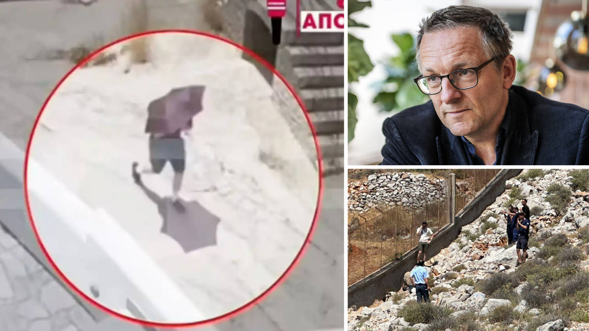Last sighting of Dr Michael Mosley: New CCTV emerges showing health guru two hours before he died ‘of heat exhaustion’