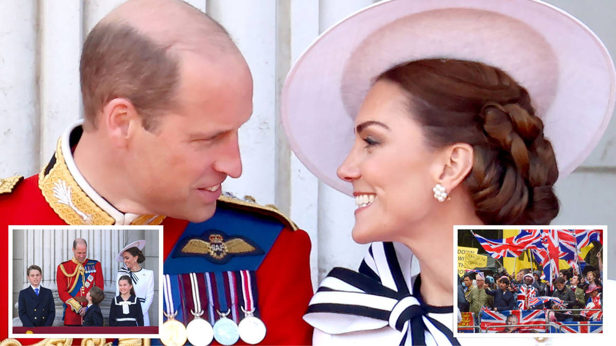 Kate's big comeback: Princess and William share tender moment as she re ...