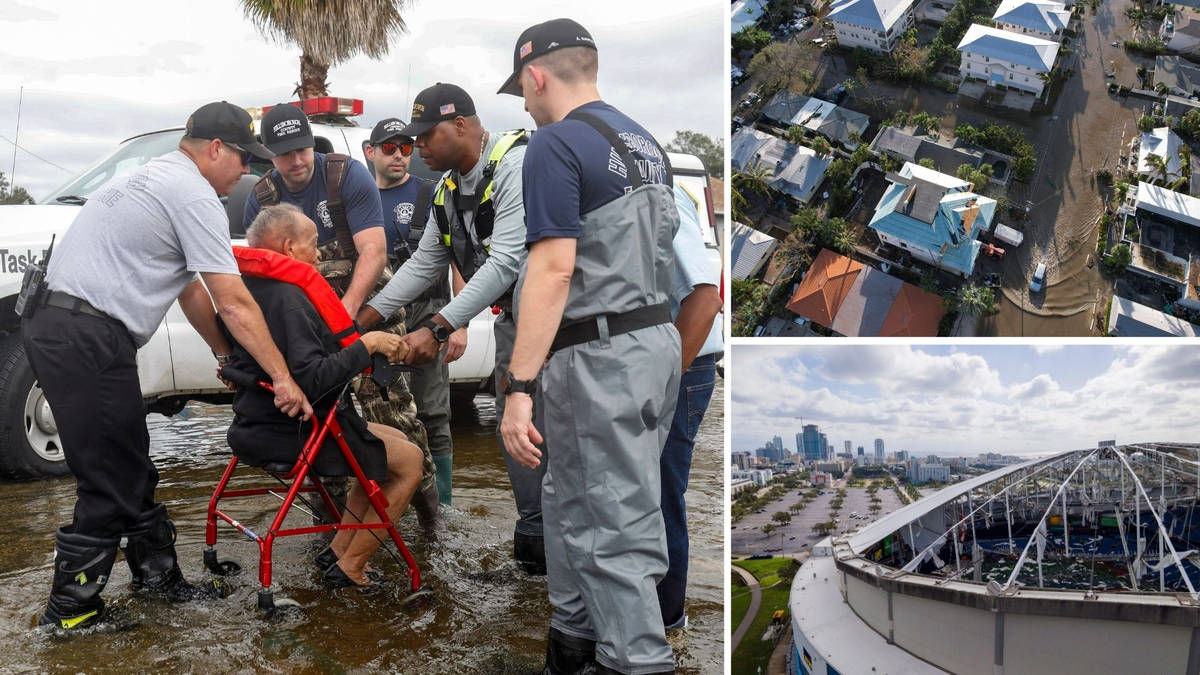 Hundreds rescued from Florida floodwaters as death toll from