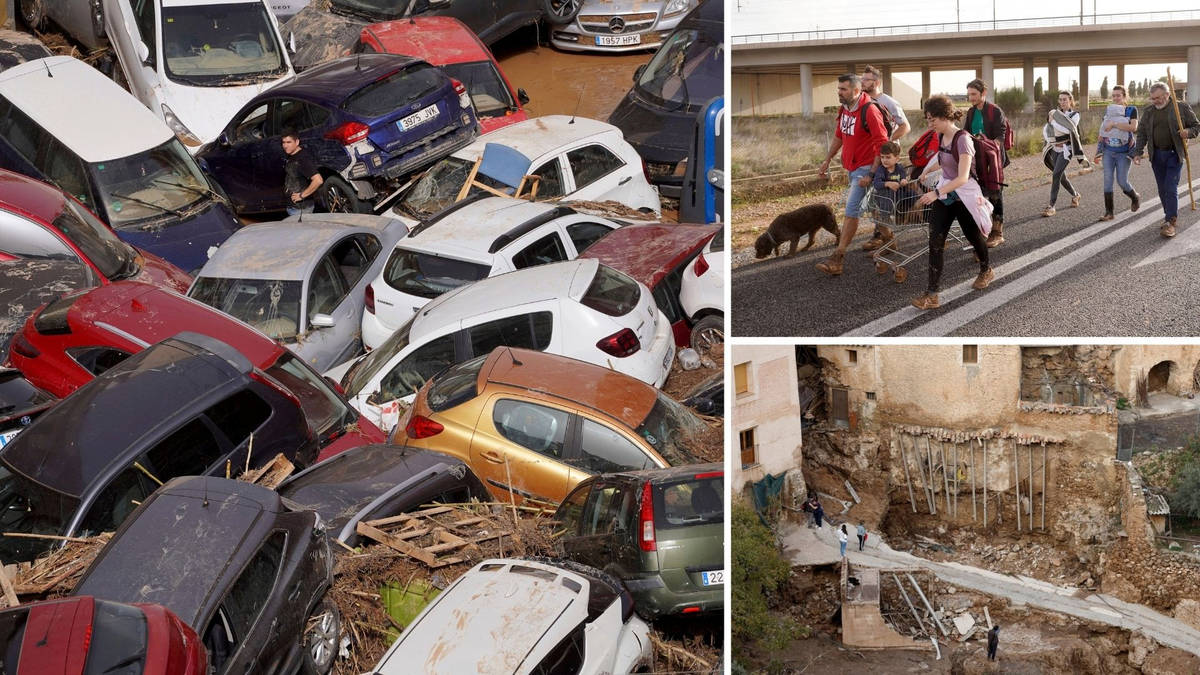 At least 72 dead after Spain hit by flash flooding - as cars swept away ...