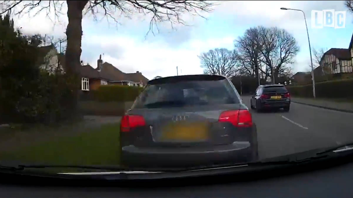Shocking Dash Cam Footage Shows Drink Driver Hurtling Into Parked Car | LBC