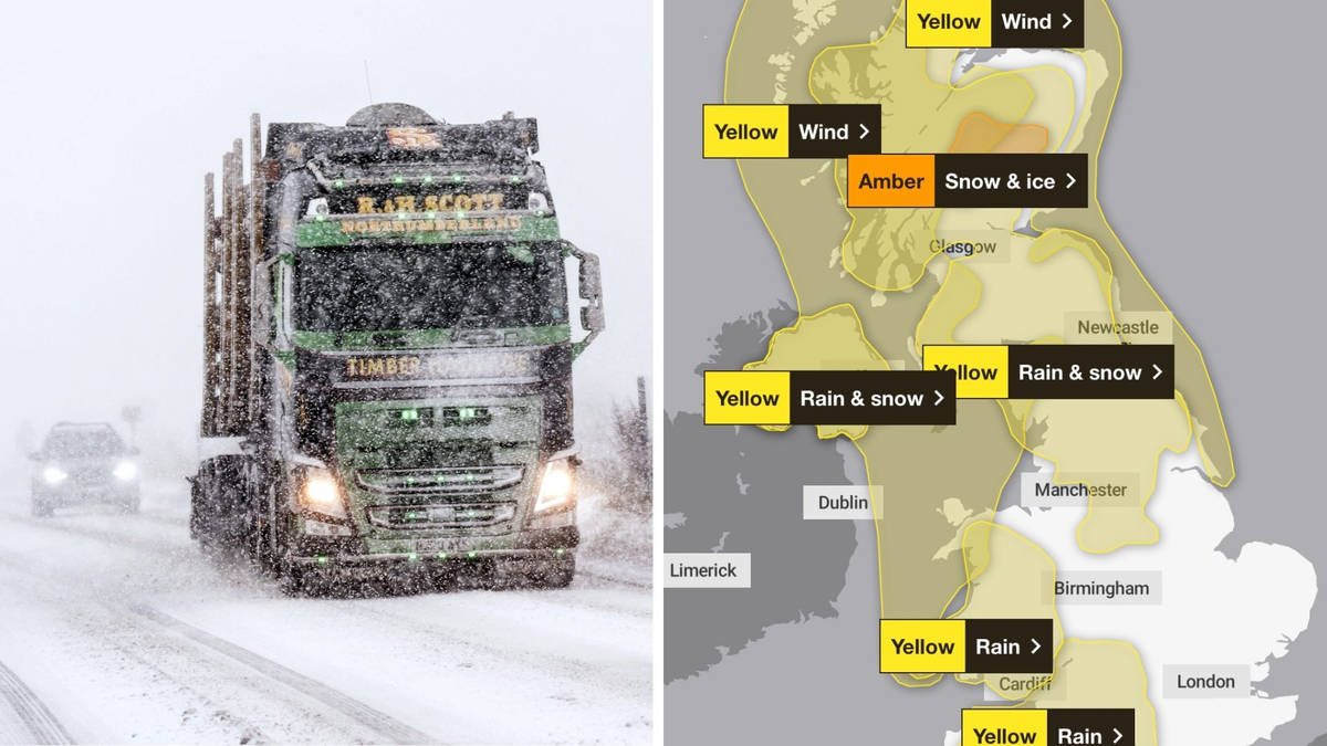 Brits brace for Storm Bert: Met Office issues amber weather warning for ...