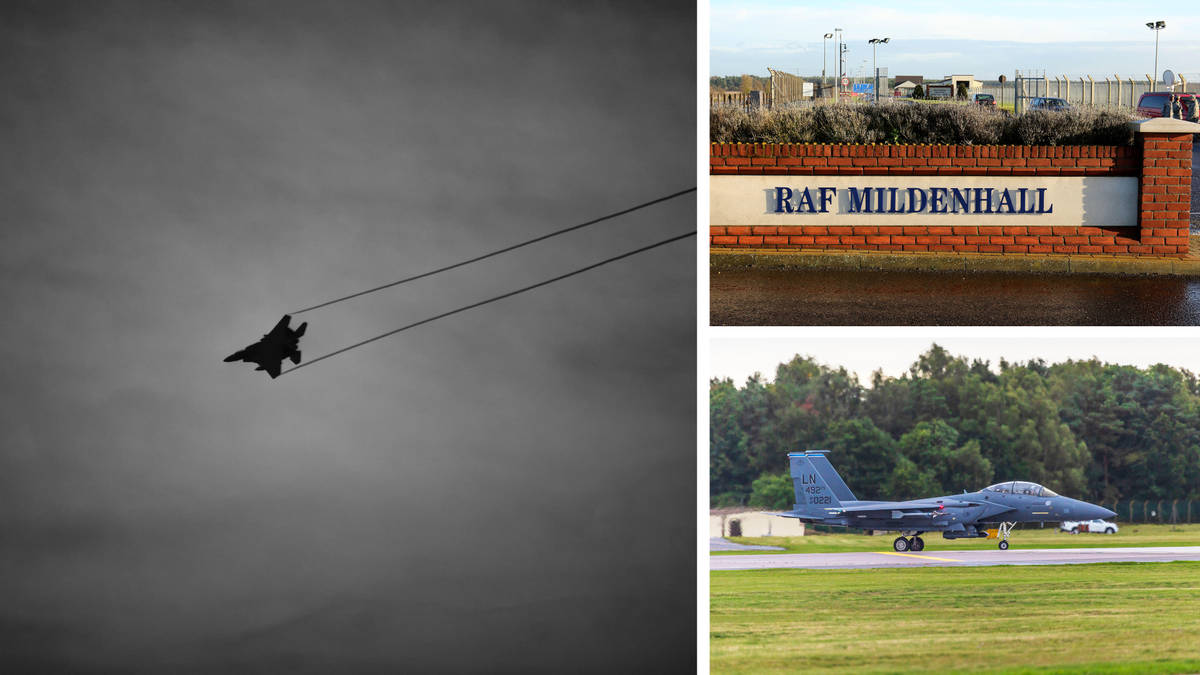 US Air Force 'actively monitors' unidentified drones over UK RAF bases ...