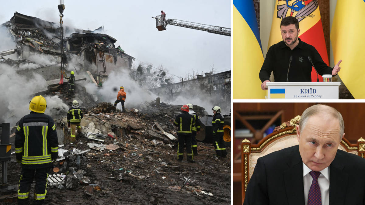 Russian drone and missile attacks in Ukraine kill 'at least four people ...
