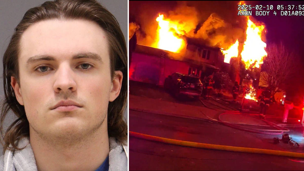 Man arrested after burning down house 700 miles away in revenge attack ...