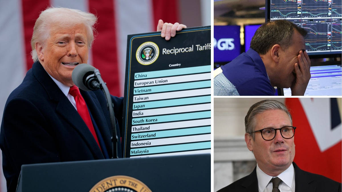 Trump tariffs come into force as global stock markets plunge deeper ...