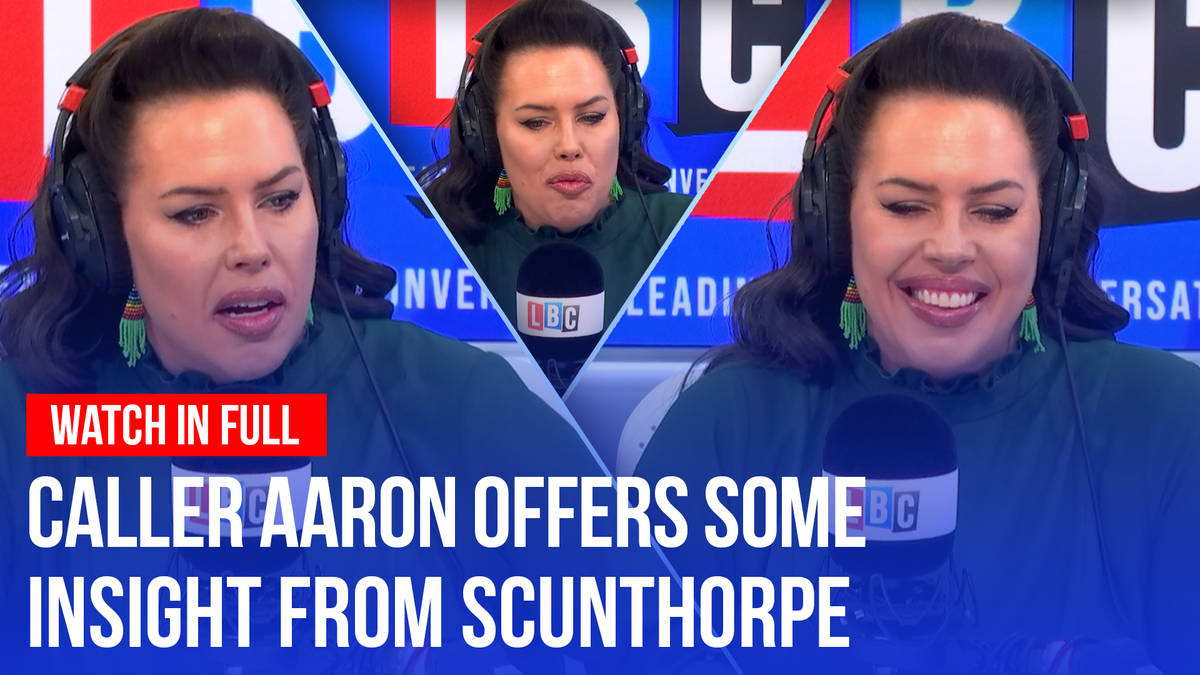 Caller Aaron gives Natasha Devon insight into how Scunthorpe is ...