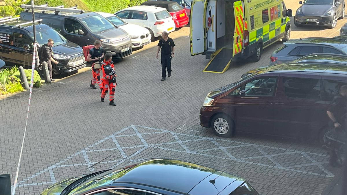 Man arrested after woman stabbed at work in 'targeted attack' | LBC