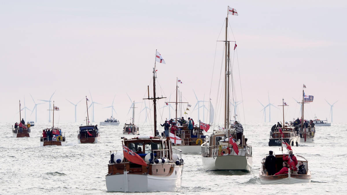 Legendary Little Ships of Dunkirk set sail for 85th anniversary voyage ...