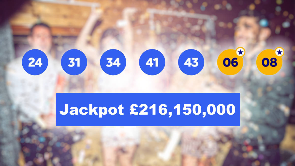 EuroMillions winning numbers for biggest ever jackpot revealed - are ...