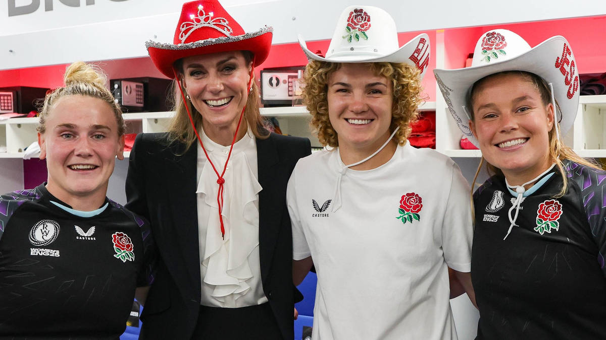 'We’re so proud of you': Princess of Wales wish Women's rugby team good ...