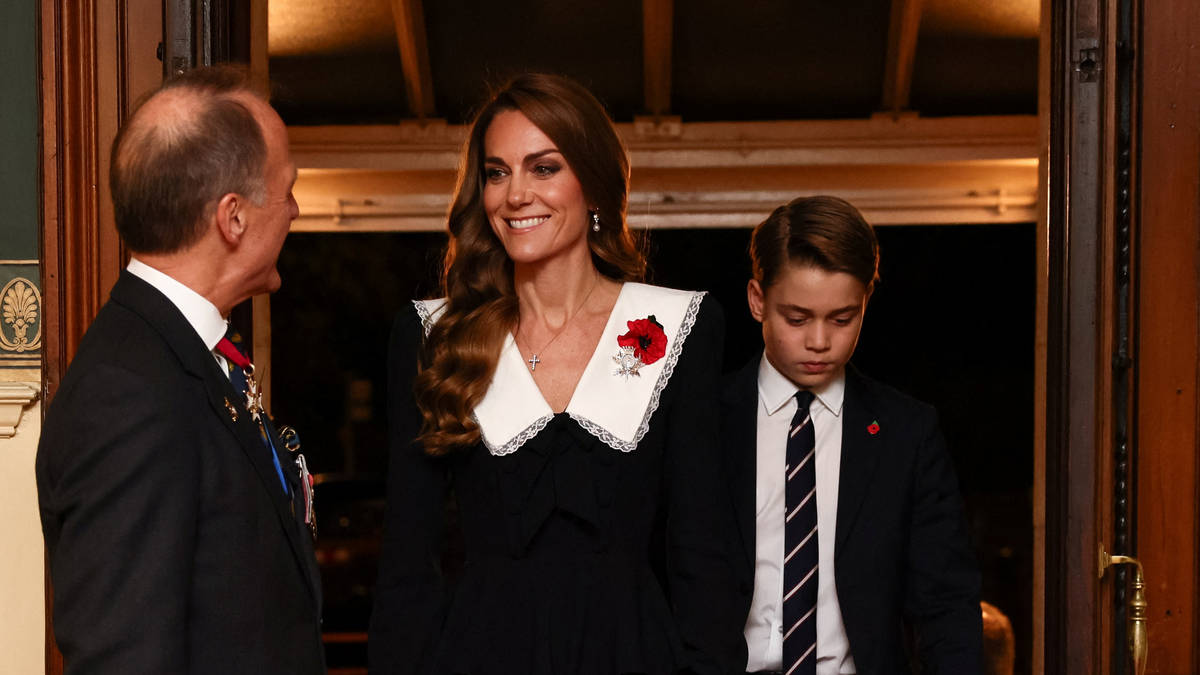 Prince George pays tribute to veterans alongside King, Queen and Princess of Wales at Festival of Remembrance