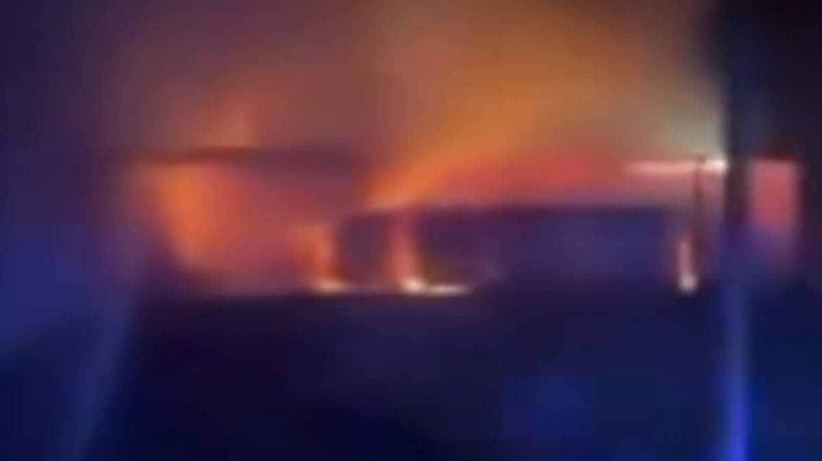 Fire engulfs part of Exeter City stadium as investigation launched | LBC