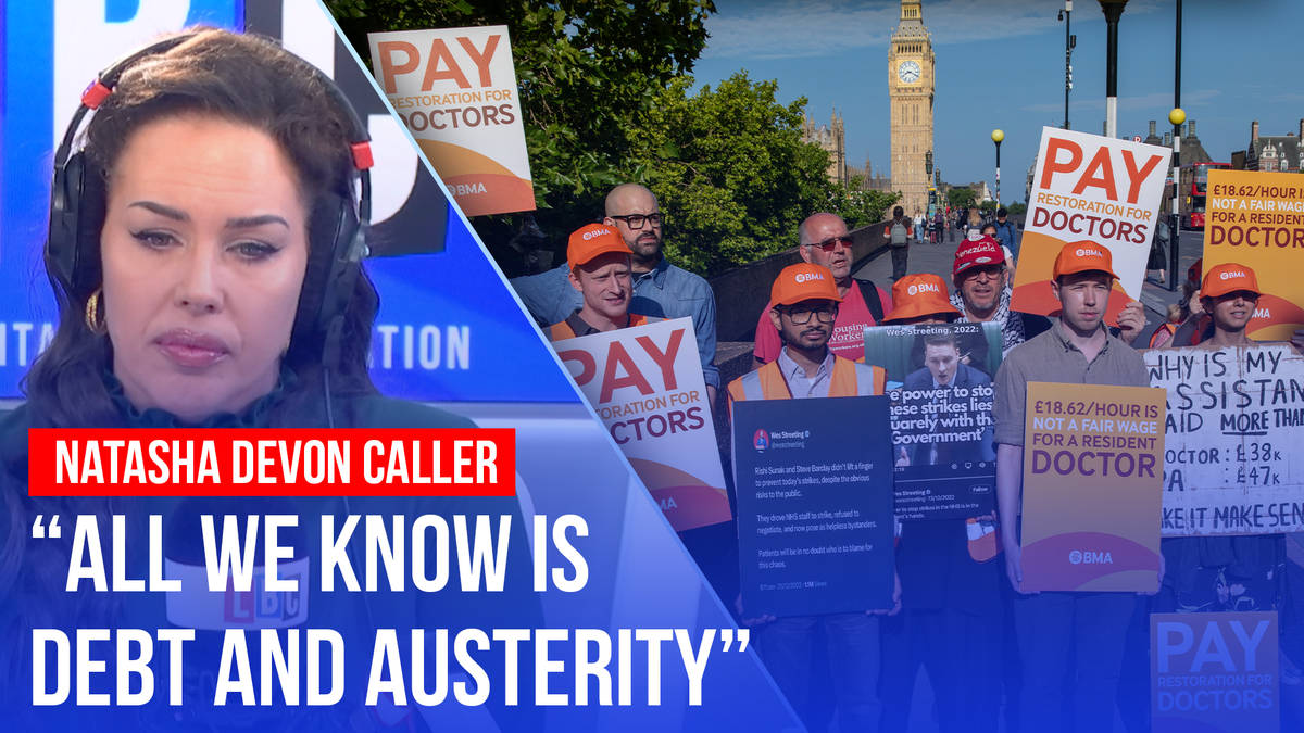 Emotional NHS consultant Karren phones Natasha Devon in support of the ...